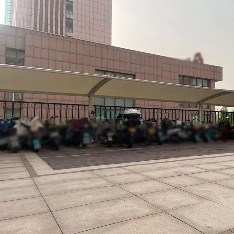 嘉荫县膜结构电动车棚